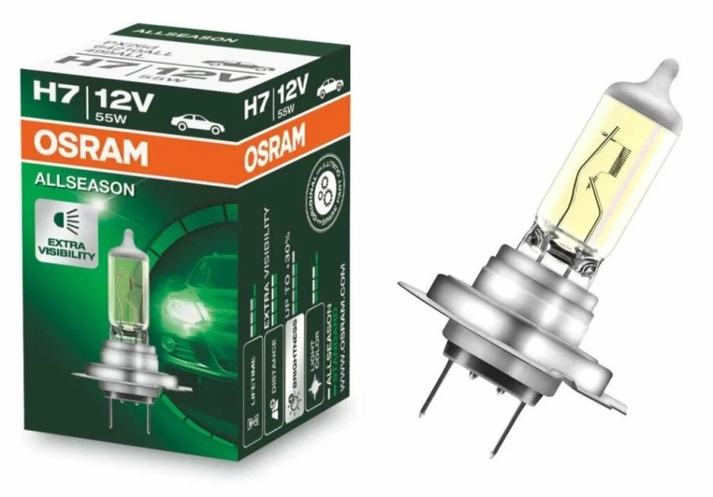 Лампа H7 12V 55W Px26d ALLSEASON всепогодная