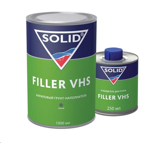 Грунтовка Акрил. 4+1 2К HS наполнитель серая (1 л.+0,25 л. отверд.)  FILLER VHS LOW VOC