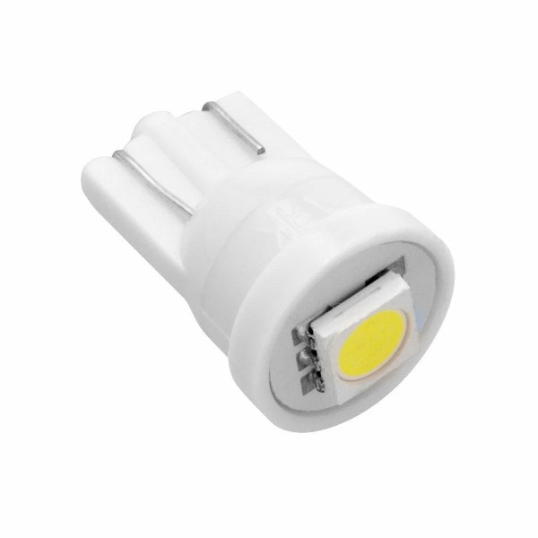 Лампа габарит. 12V W5W T10 1 SMD без цок. W2.1x9.5d