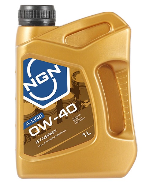 Масло моторное NGN SYNERGY A-LINE 0W-40 SN/CF/ACEA A3/B4 (1л.) синтетическое (бенз., диз.)