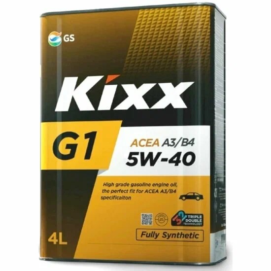 Масло моторное Kixx G1 5W40 A3/B4 (4л.) синтетическое (бенз., диз.)