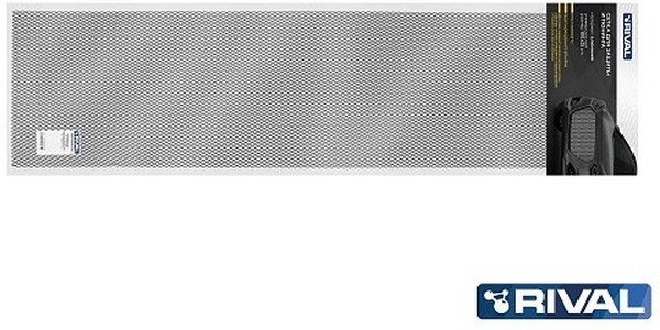 Сетка алюмин. декоративная 25 см*100 см (ячейки 0,5 см*0,5 см) без покрытия