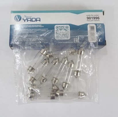 Лампа салонная 12V C5W T11 SV8.5 38мм