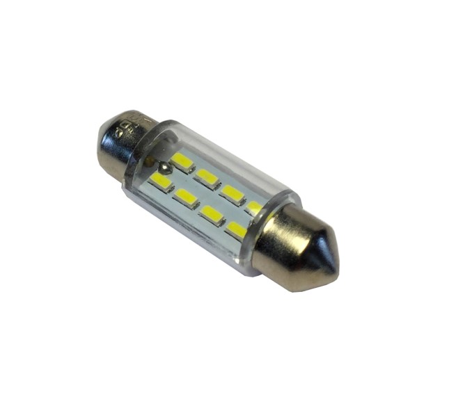 Лампа салонная 12V C5W T11 SV8.5 8 SMD 36мм