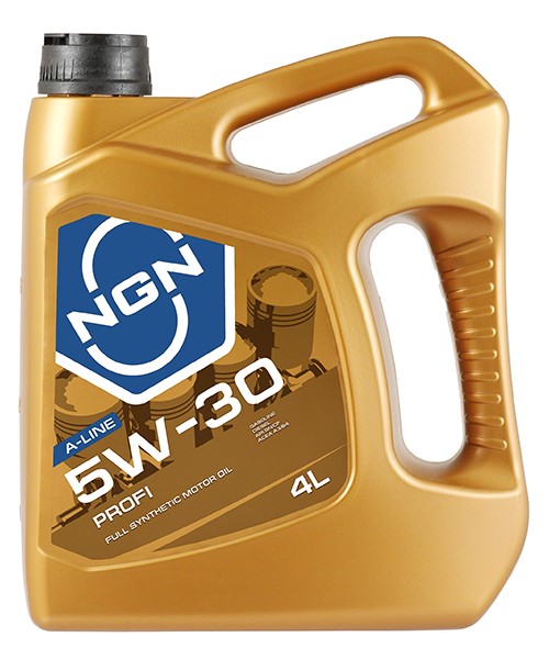 Масло моторное NGN PROFI 5W-30 SN/CF/ACEA A3/B4 (4л.) синтетическое (бенз., диз.)