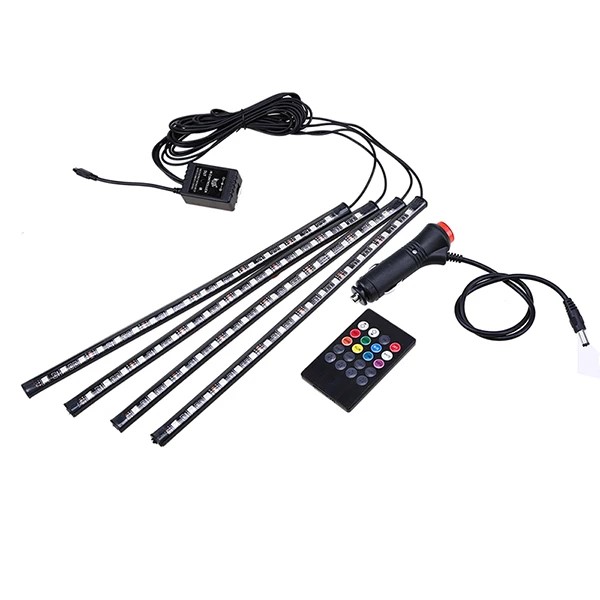 Светодиодная лента 12V 18SMD RGB 4 модуля (с пультом)