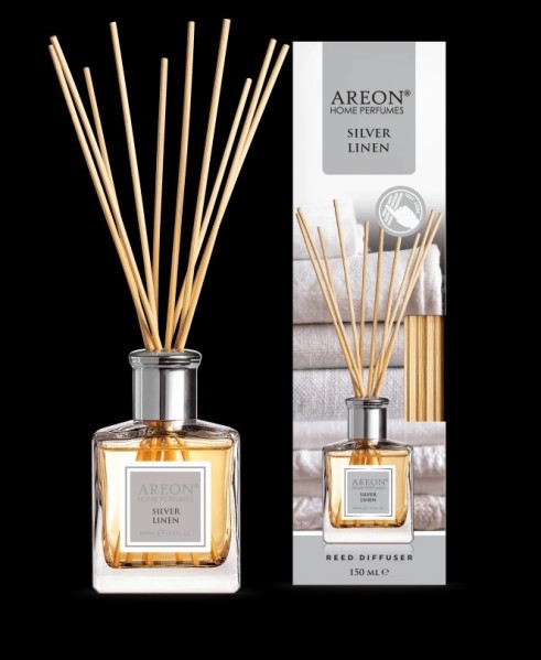 Ароматизатор бытовой 150 мл  AREON HOME PERFUME STICKS  Silver Linen