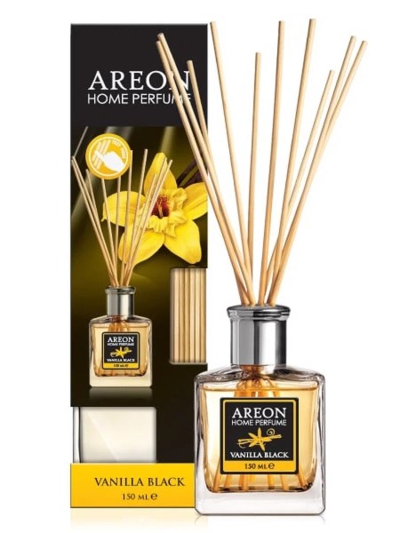 Ароматизатор бытовой 150 мл  AREON HOME PERFUME STICKS LUX STANDART  Vanilla black