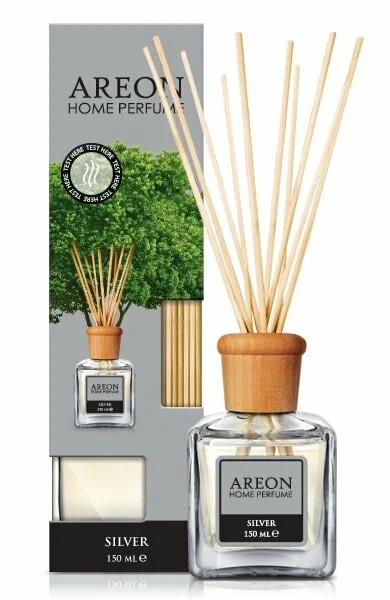 Ароматизатор бытовой 150 мл  AREON HOME PERFUME STICKS LUX  Silver