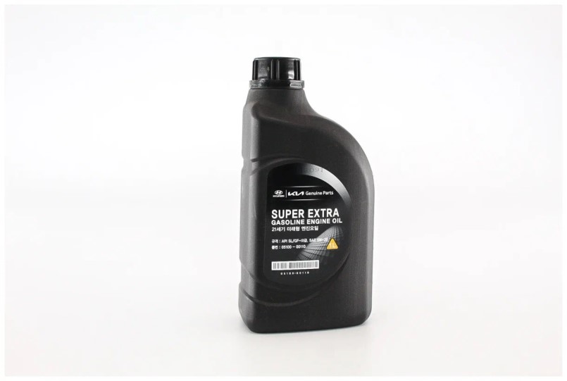Масло моторное Hyundai/Kia Super Extra Gasoline 5W30 SL/GF-3 (1л.) полусинтетическое. (бенз.)