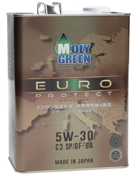 Масло моторное MolyGreen EURO PROTECT 5W30 C3 SP/GF-6A (4л.) синтетическое (бенз., диз.)