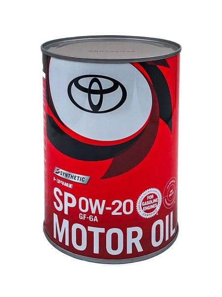 Масло моторное Toyota Motor Oil 0W20 SP/GF-6A (1л.) синтетическое ж/б