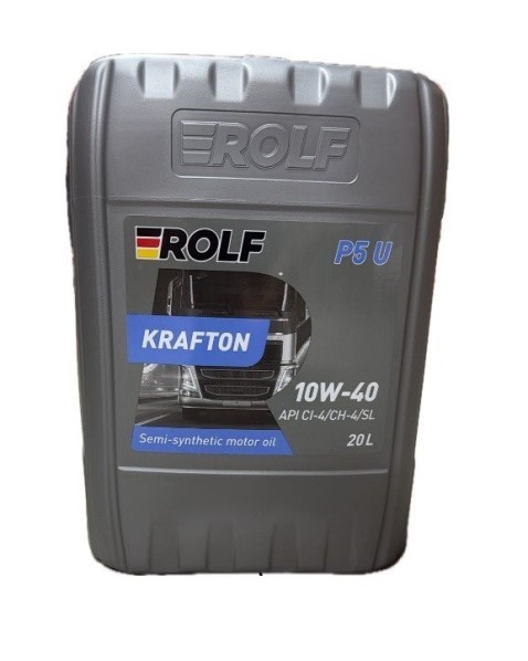 Масло моторное ROLF KRAFTON P5 U 10W-40 CI-4/SL (20л.) полусинтетическое
