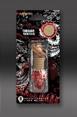 Ароматизатор подвесной  Aroma Glass  линейки  Black Mark  Tobacco Vanilla 8 мл (аромат с нотами табака, ванили и специй)