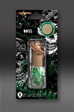 Ароматизатор подвесной  Aroma Glass  линейки  Black Mark  по мотивам Босс 8 мл (аромат древесных нот с цитрусовыми оттен