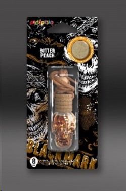 Ароматизатор подвесной  Aroma Glass  линейки  Black Mark  Bitter Peach 8 мл (аромат персика с горькими древесными оттенк