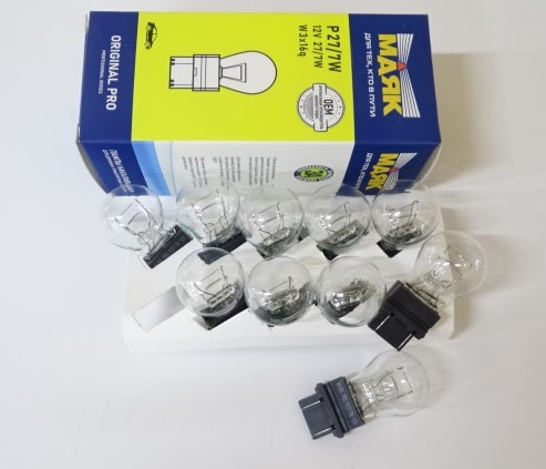 Лампа габарит. 12V W3W T10 без цок. W2.1x9.5d ORIGINAL PRO
