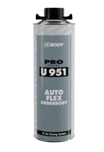 Антигравий на пистолет 1 л. Серый  Боди-U951  Autoflex (антикор. каучуковый)