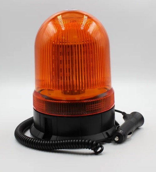 Маяк проблесковый 12-30V 60LED 30W желтый