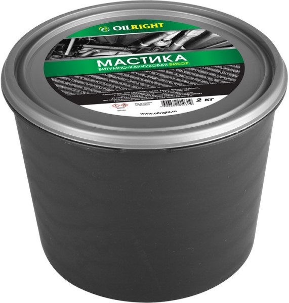 Мастика битумно-каучуковая 2кг  БИКОР