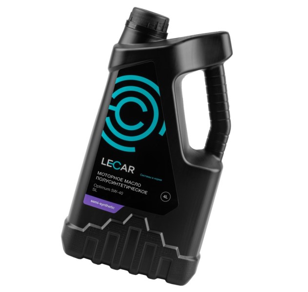 Масло моторное LECAR Optimum 5W-40 SL (4л.) полусинтетическое.