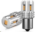 Лампа 1-конт. 12-24V P21W S25 12 SMD c цок. BA15s