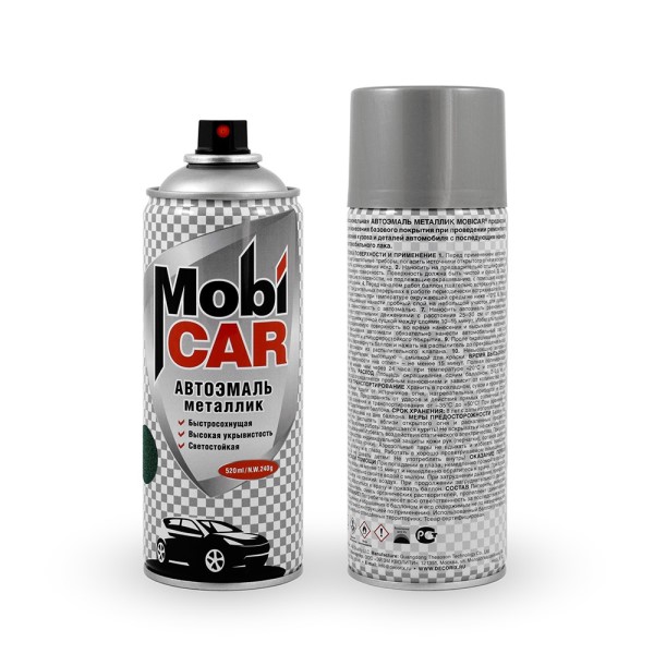 Краска спрей Mobicar акрил. № 360 Сочи металлик 520 мл