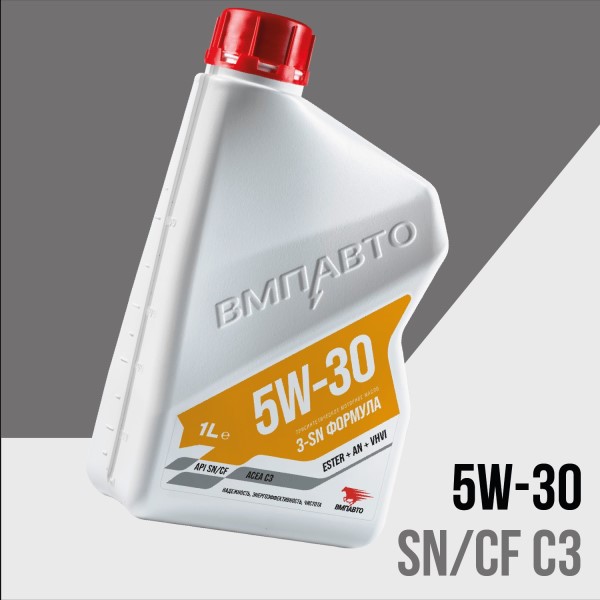 Масло моторное ВМПАВТО 5W30 SN/CF С3 (1л.) синтетическое (бенз., диз.)