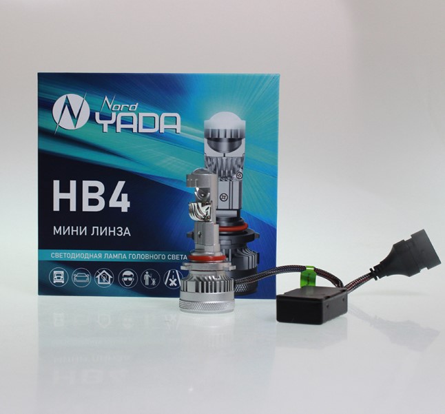 Лампа HB4 12-48V LED 40W 4000LM 6000K линза CANBUS 2 шт