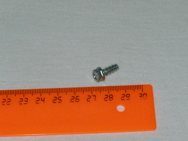 Саморез Ф4,9*10 с буртиком под.ключ 7 (уп.10 шт)