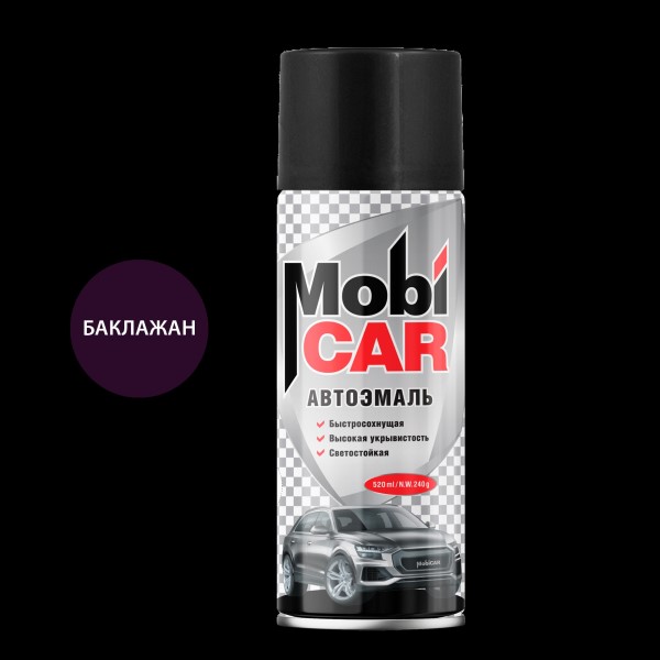 Краска спрей MobiCar акрил. № 107 Баклажан 520 мл