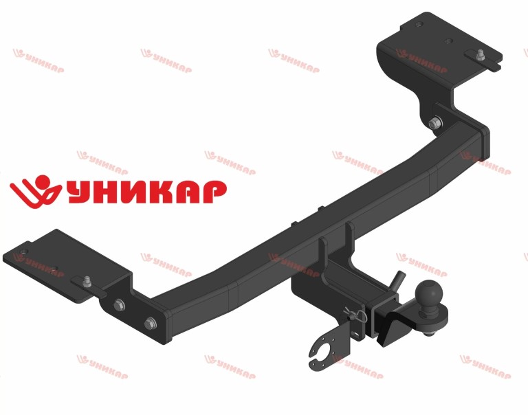 Фаркоп Haval F7 2 c 2024 г. (без электрики) под квадратное дышло