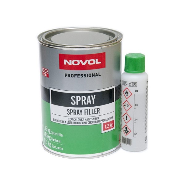 Шпатлевка Novol SPRay 1,2 кг жидкая