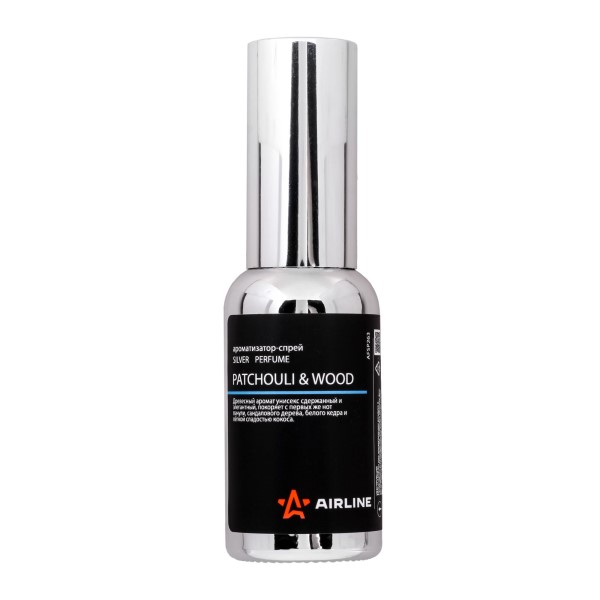 Ароматизатор спрей  SILVER  Perfume PATCHOULI & WOOD 30 мл