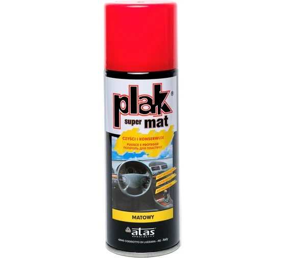 Полироль пластика 200 мл Клубника (аэрозоль) PLAK  Super Mat