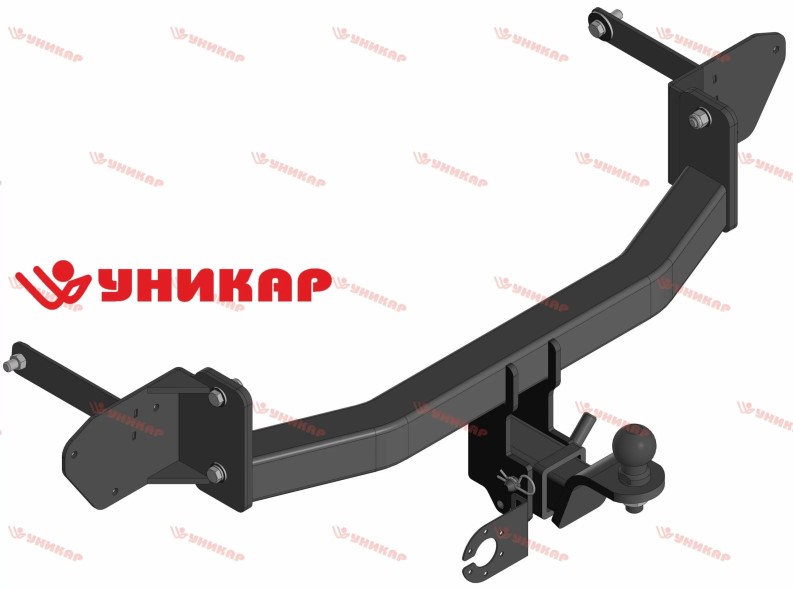 Фаркоп Jaecoo J8 c 2024 г. (без электрики) под квадратное дышло