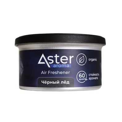 Ароматизатор на панель ASTER Черный лед 43 гр