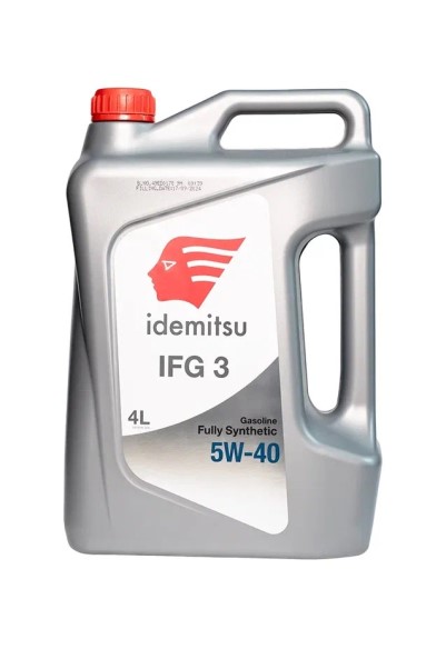 Масло моторное IDEMITSU IFG3 5W40 SP (4л.) синтетическое (бенз.)
