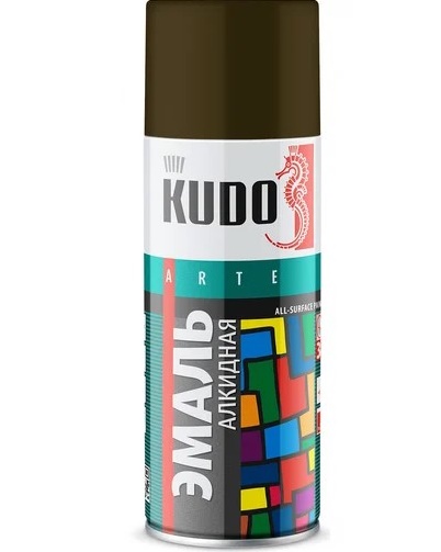 Краска спрей KUDO алкидн. Хаки 520 мл