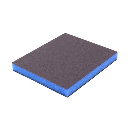 Губка абразивная -№180  Grit  120*100*12 мм, Синяя