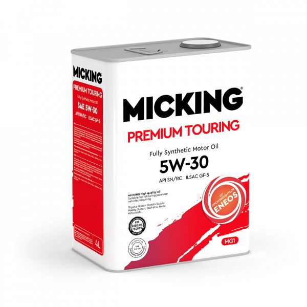 Масло моторное Micking Premium Touring MG1 5W30 SN/RC (4л.) синтетическое (бенз.)