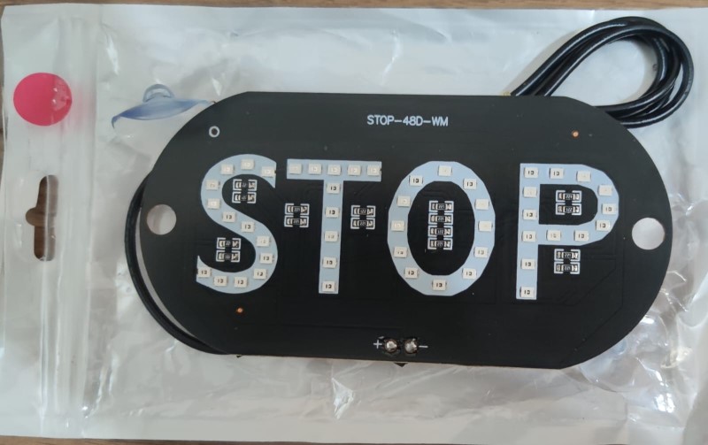 Знак STOP светодиодный со стробоскопом