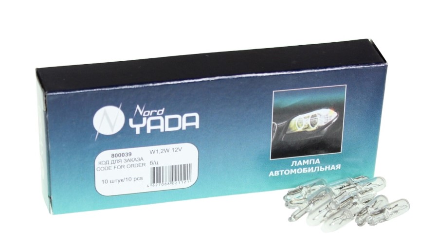 Лампа щитка пр. 12V W1.2W T5 без цок. W2x4.6d