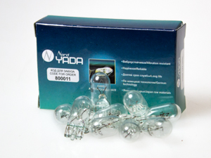 Лампа габарит. 12V W3W T10 без цок. W2.1x9.5d