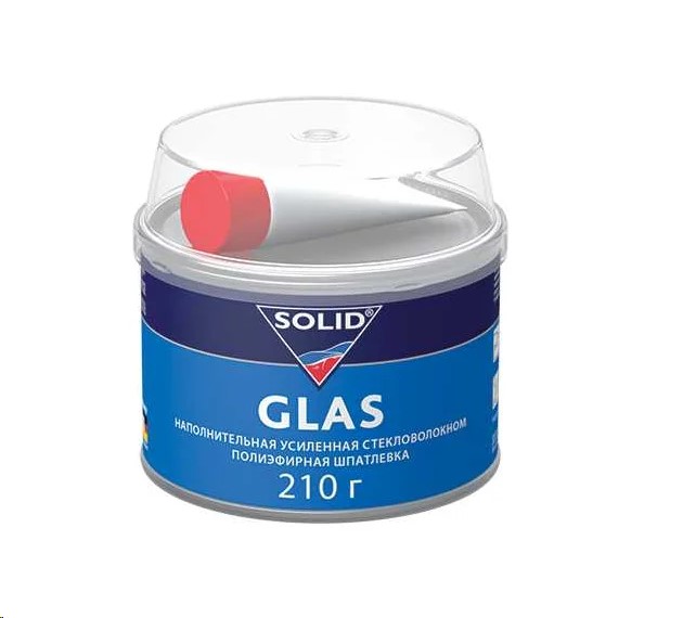 Шпатлевка Solid GLAS 0,21 кг стекловолокнистая