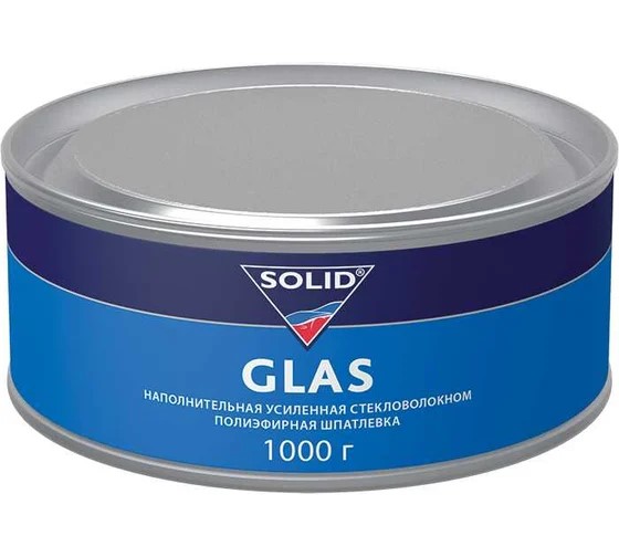 Шпатлевка Solid GLAS 1 кг стекловолокнистая