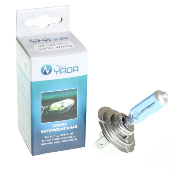 Лампа H7 12V 55W Px26d SUPER WHITE
