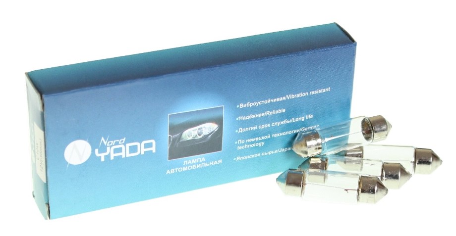 Лампа салонная 12V C10W T11 SV8.5 36мм