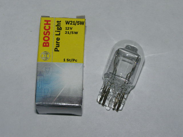 Лампа 2-конт. 12V W21/5W T20 без цок. W3x16q на иномарки