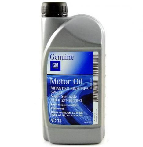 Масло моторное GM Dexos2 5W30 SM/CF (1л.) синтетическое (бенз., диз.)